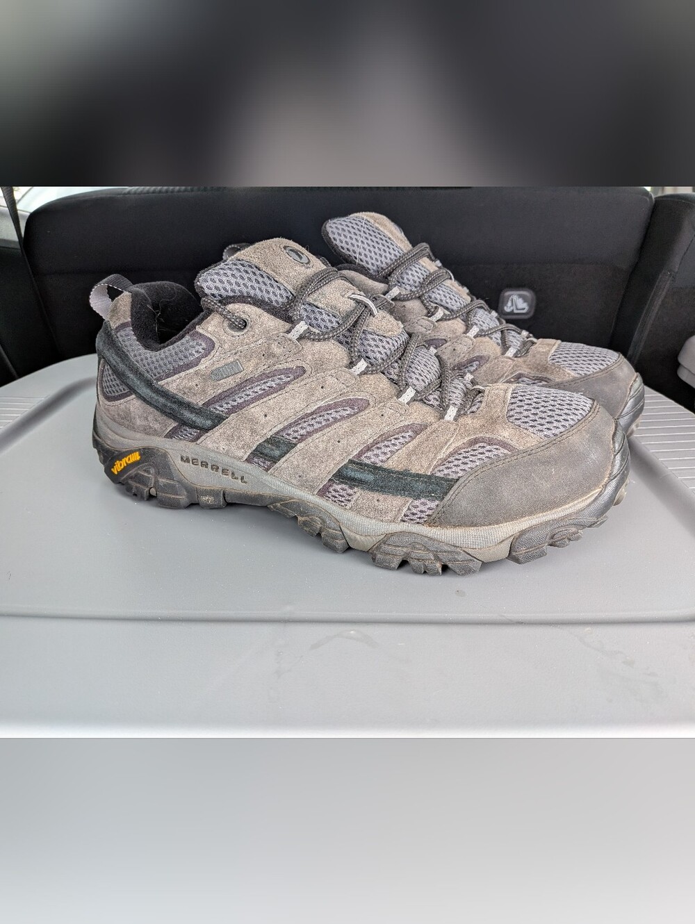 Merrell Moab 2 Waterproof Hiking Shoes Men's US 13 Gray Granite